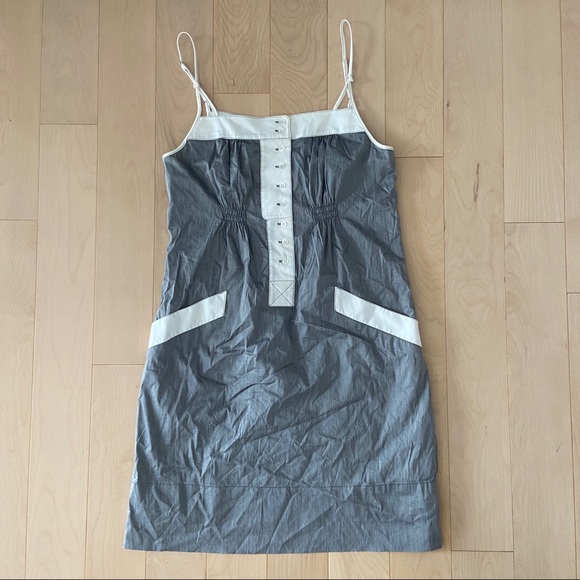 BCBGMaxAzria Dresses & Skirts - BCBCMaxAzria Grey and White Dress